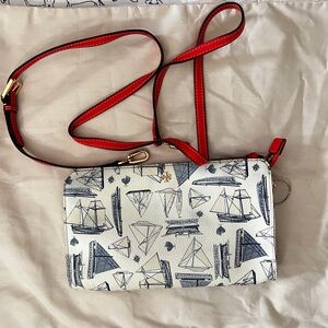 Toy Burch crossbody White and orange strap Women's Bag